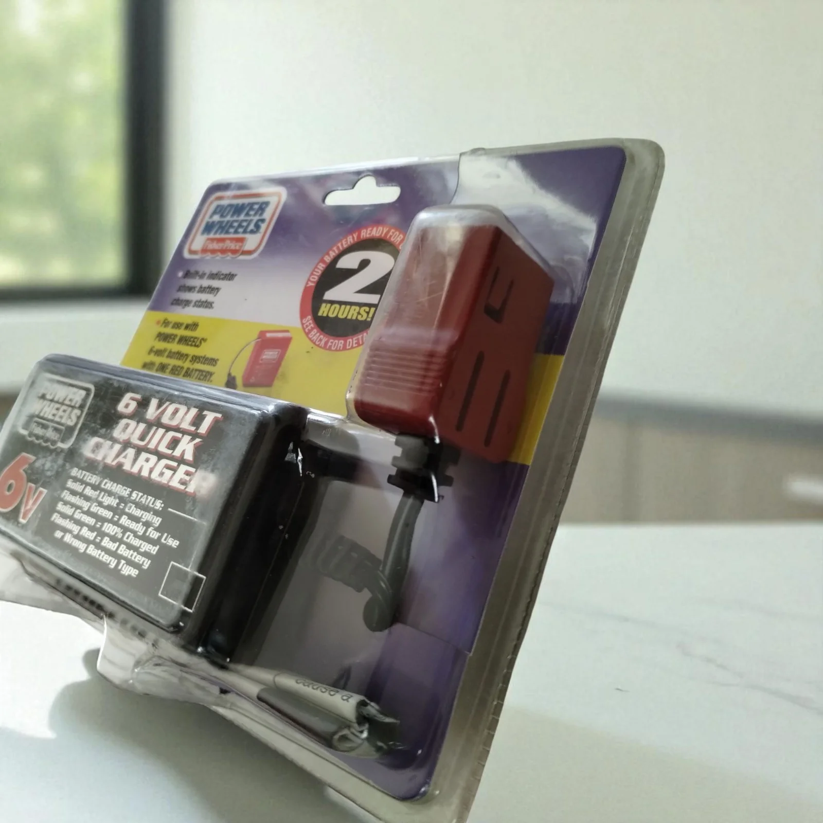 Power Wheels 6V Red Battery Charger Genuine Factory Sealed - Image 2