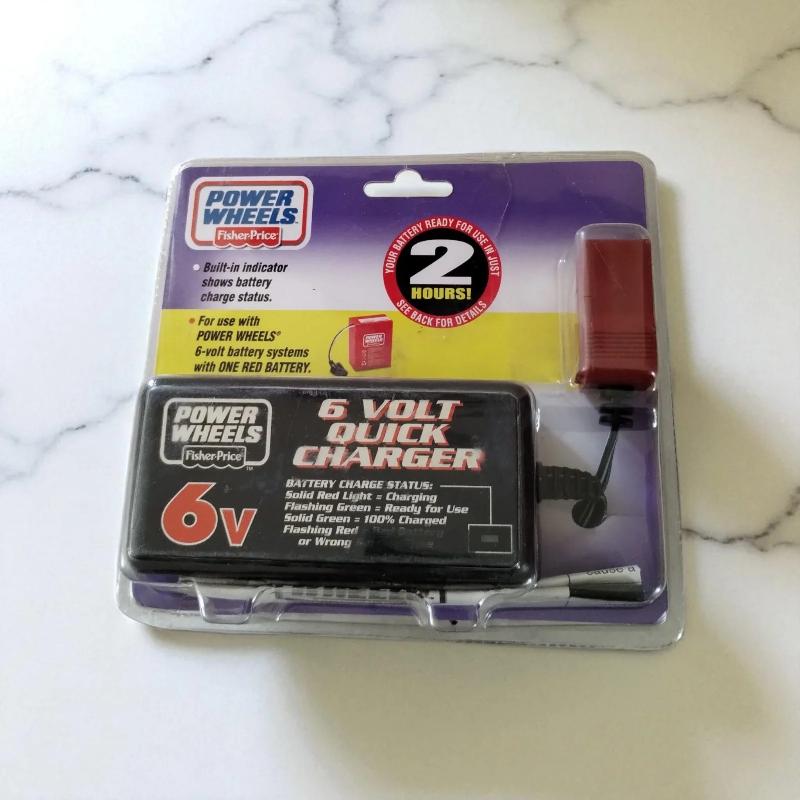 Power Wheels 6V Red Battery Charger Genuine Factory Sealed - Image 5
