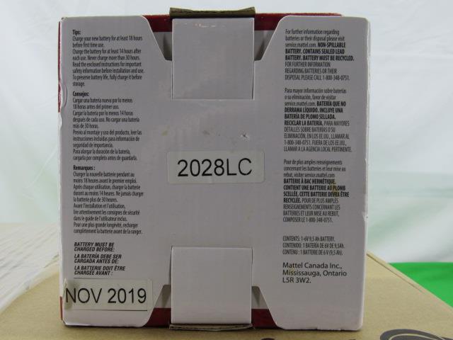 6-Volt Rechargeable Replacement Battery for Power Wheels 2028LC 2019 - Image 2