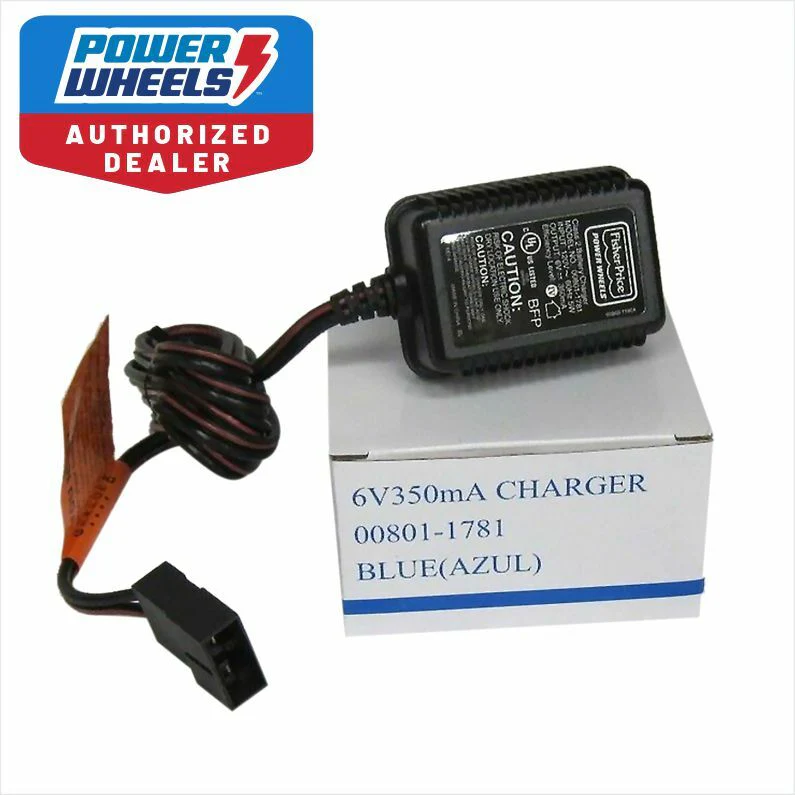 6V Blue Power Wheels Ride-On with Battery Charger and One-Year Warranty - Image 4