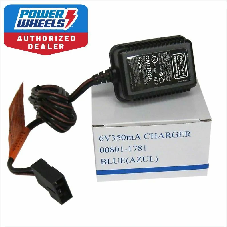 Power Wheels 74230 Blue 6-Volt Battery Charger for Little Motorcycle - Image 4