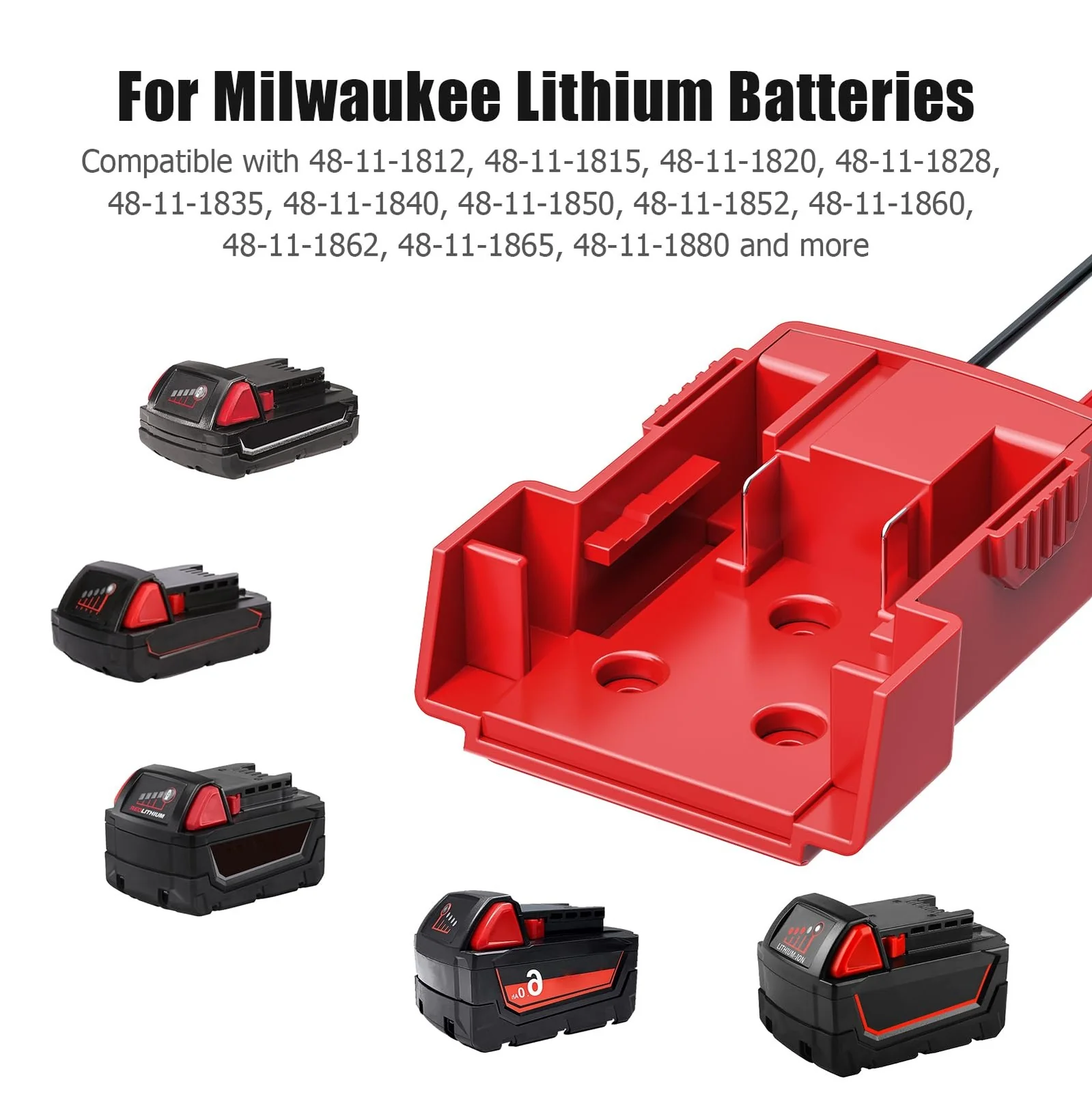 Power Wheels Battery Adapter for Milwaukee Batteries Compatible with Peg Perego Ride-On Toys - Image 4