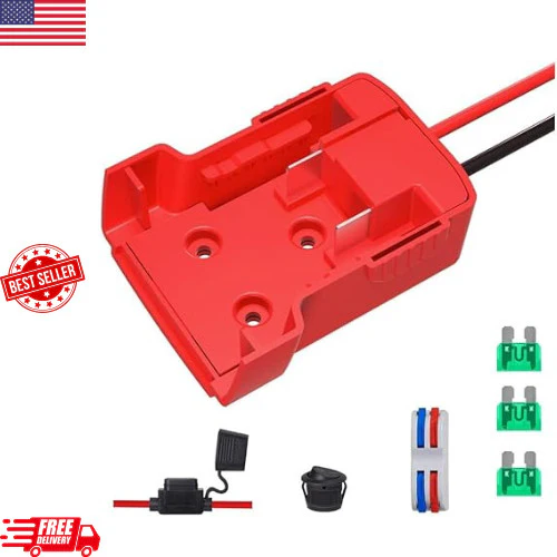 Power Wheels Battery Conversion Kit for Milwaukee M18 18V Batteries