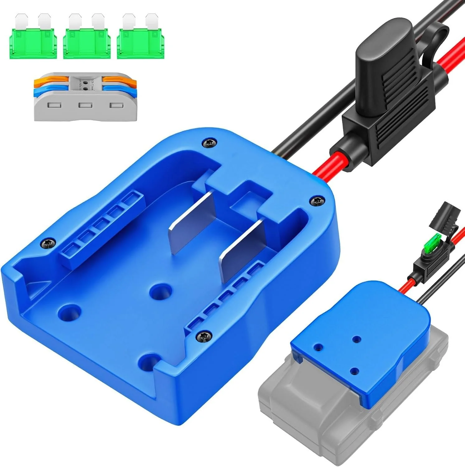 Kobalt 24V Max Battery Adapter for Power Wheels, 14 AWG with Fuse Safety Features - Image 3