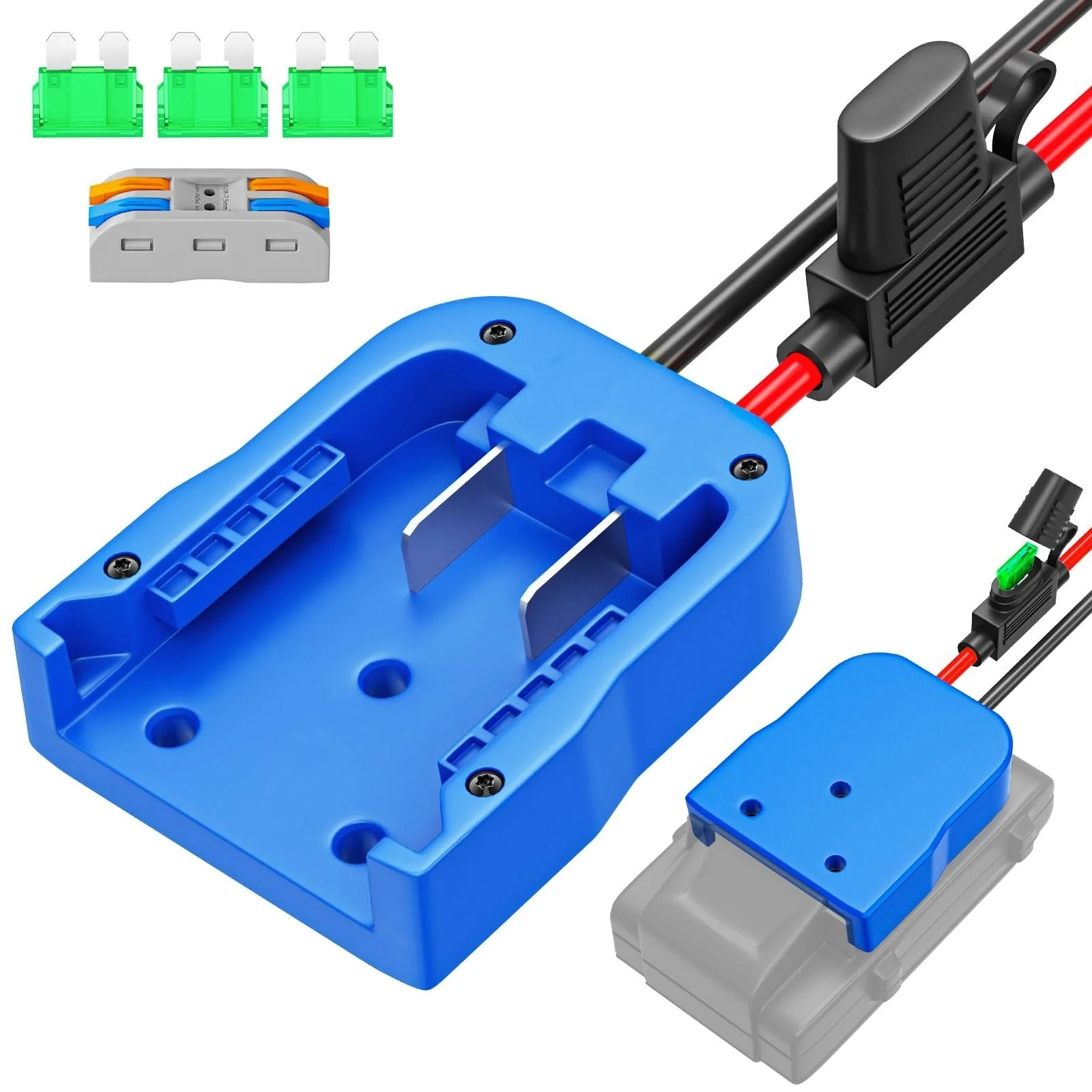 Kobalt 24V Max Battery Adapter for Power Wheels with 14 Gauge Wire Connection
