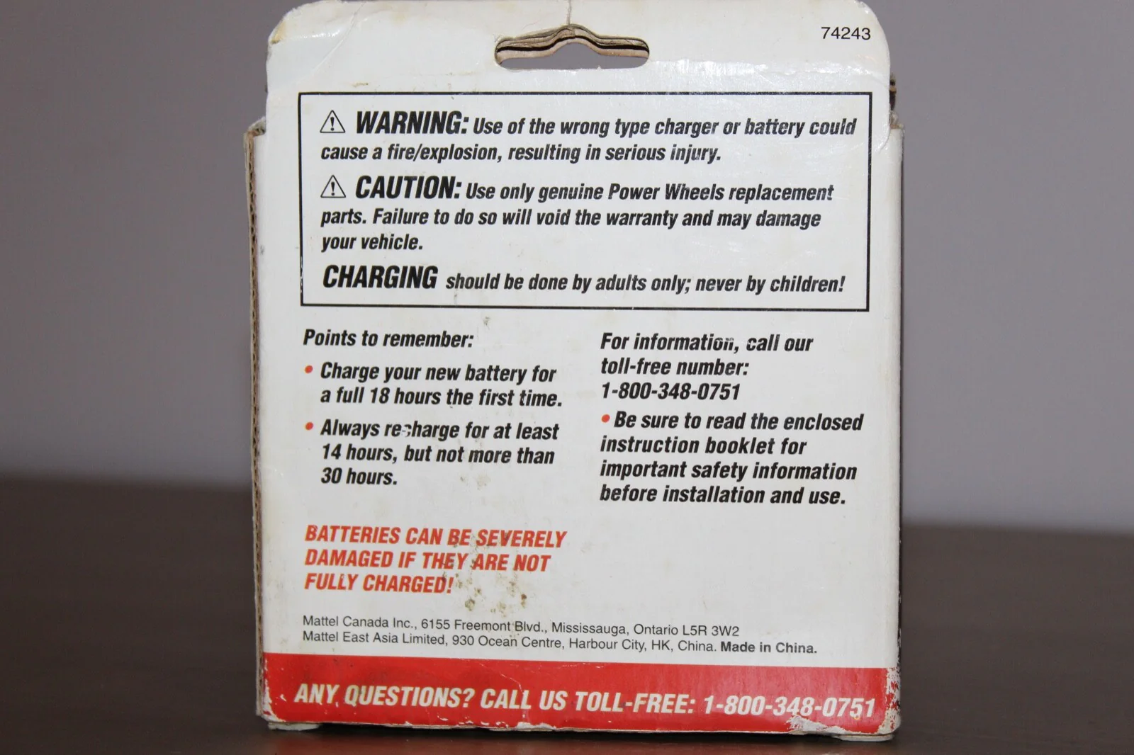 Power Wheels 12V Battery and Charger Set by Fisher-Price, New - Image 3