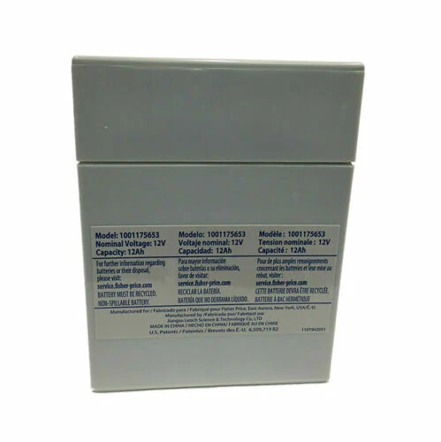 12V Fisher-Price Power Wheels Cadillac Escalade Replacement Battery - Image 5
