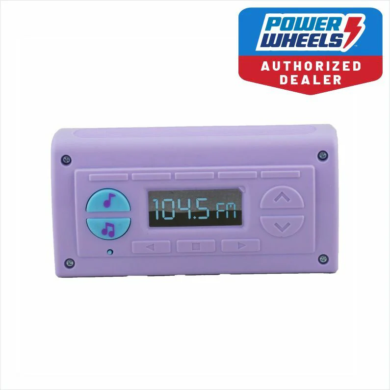 Power Wheels Frozen Jeep Ride-On with Built-In Radio and Sound Box
