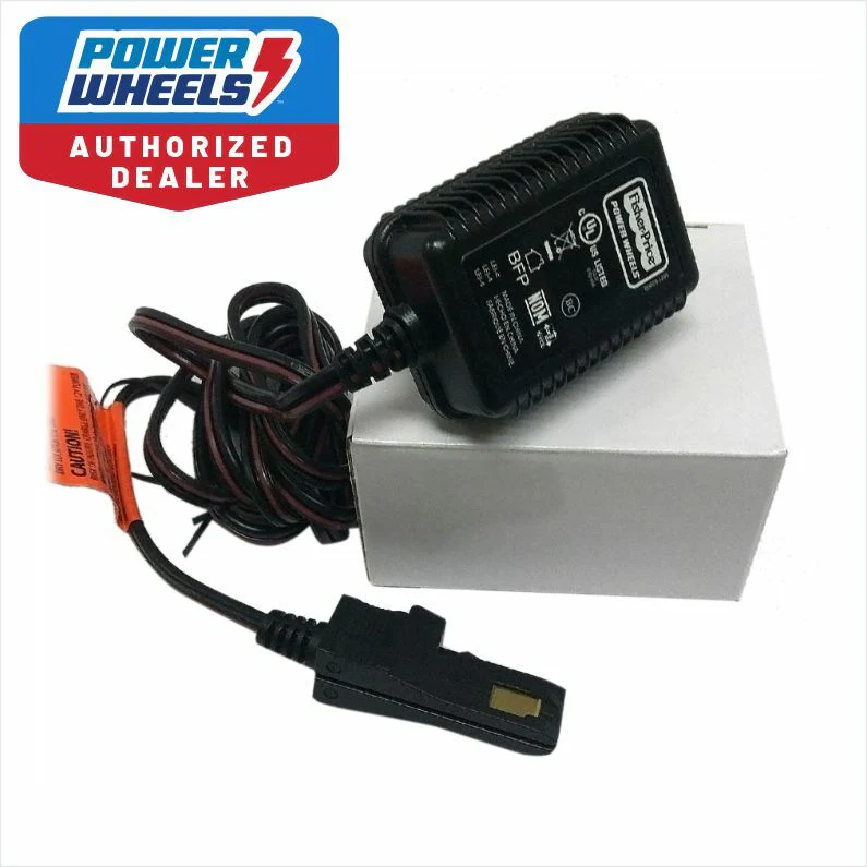 12V Grey Battery Charger for Fisher Price Power Wheels Ride-On Vehicles