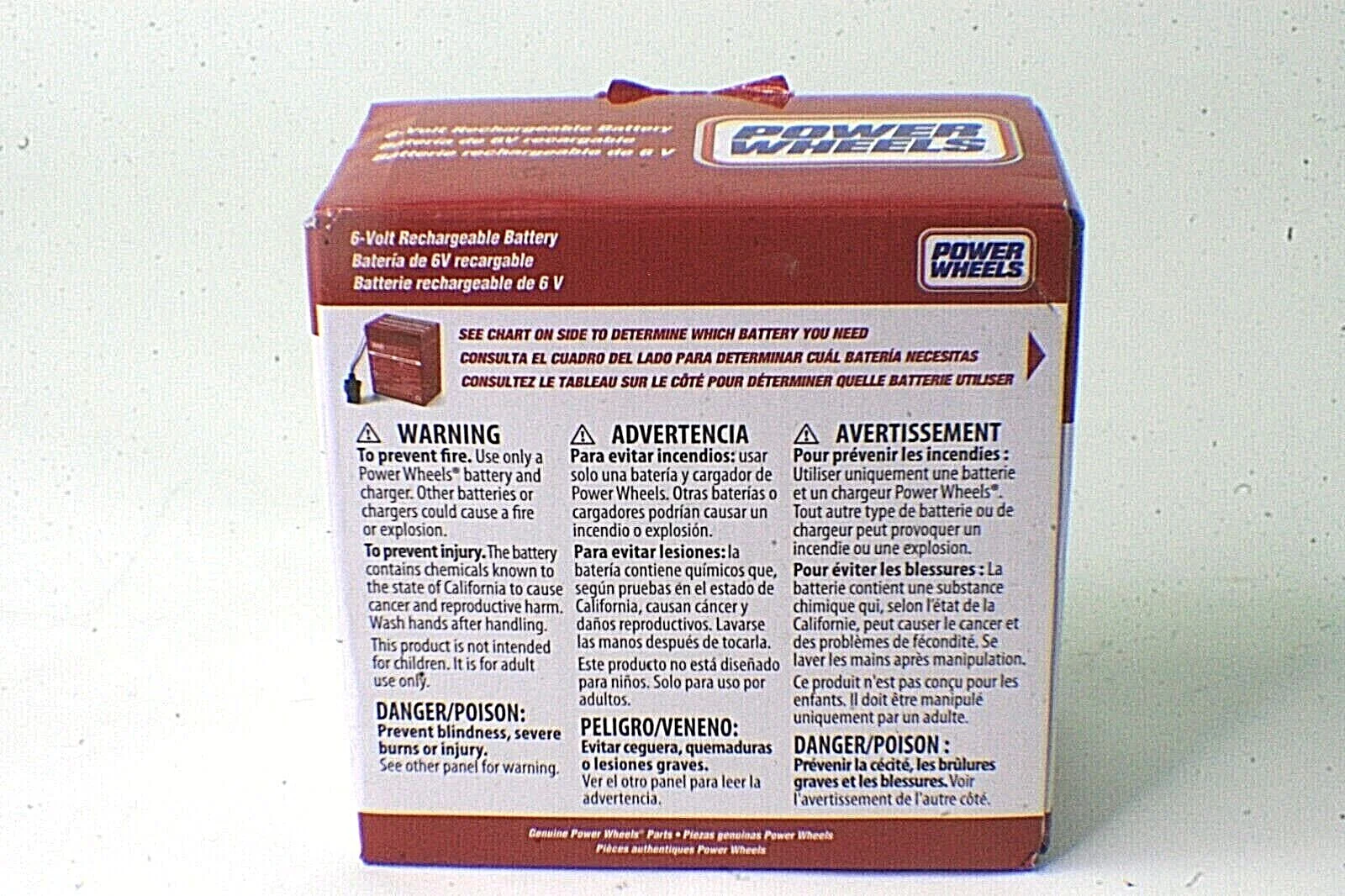 6-Volt Rechargeable Replacement Battery for Power Wheels Fisher-Price Toys - Image 7