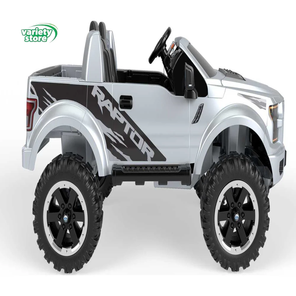 Power Wheels Ford F150 Raptor Electric-Powered Ride-On Truck with Sound Effects - Image 6