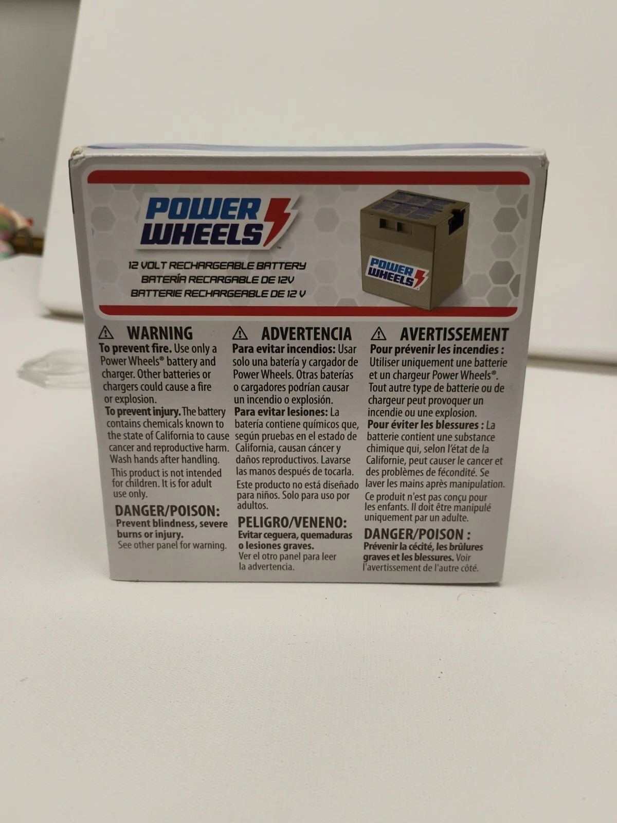 12V Rechargeable G5894 Replacement Battery for Fisher-Price Power Wheels