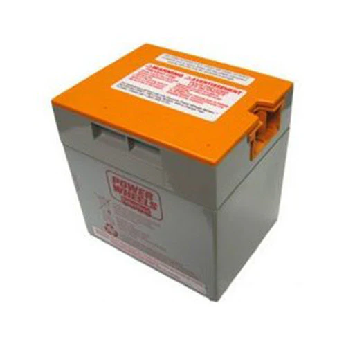Power Wheels Gray and Orange 12 Volt Battery with Charger 00801-1776 - Image 2