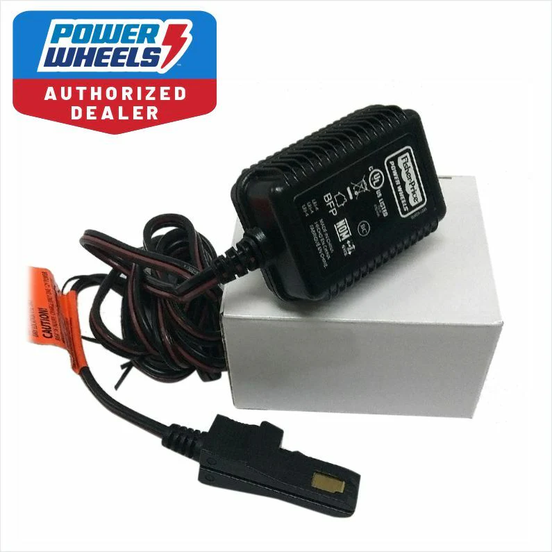 Power Wheels Barbie Jeep 12V Gray Battery Charger Genuine Fisher-Price H3427 - Image 3
