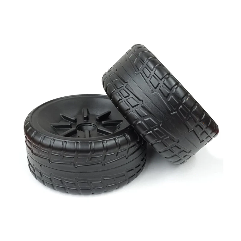 Power Wheels J4390 Mustang Right and Left Wheels with 2 Retainers Genuine OEM - Image 2