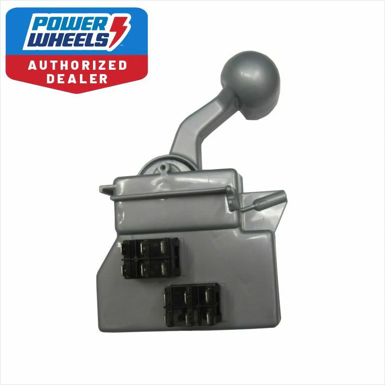 Power Wheels J9562 Pearl Silver Mustang Shifter Assembly Genuine Replacement Part