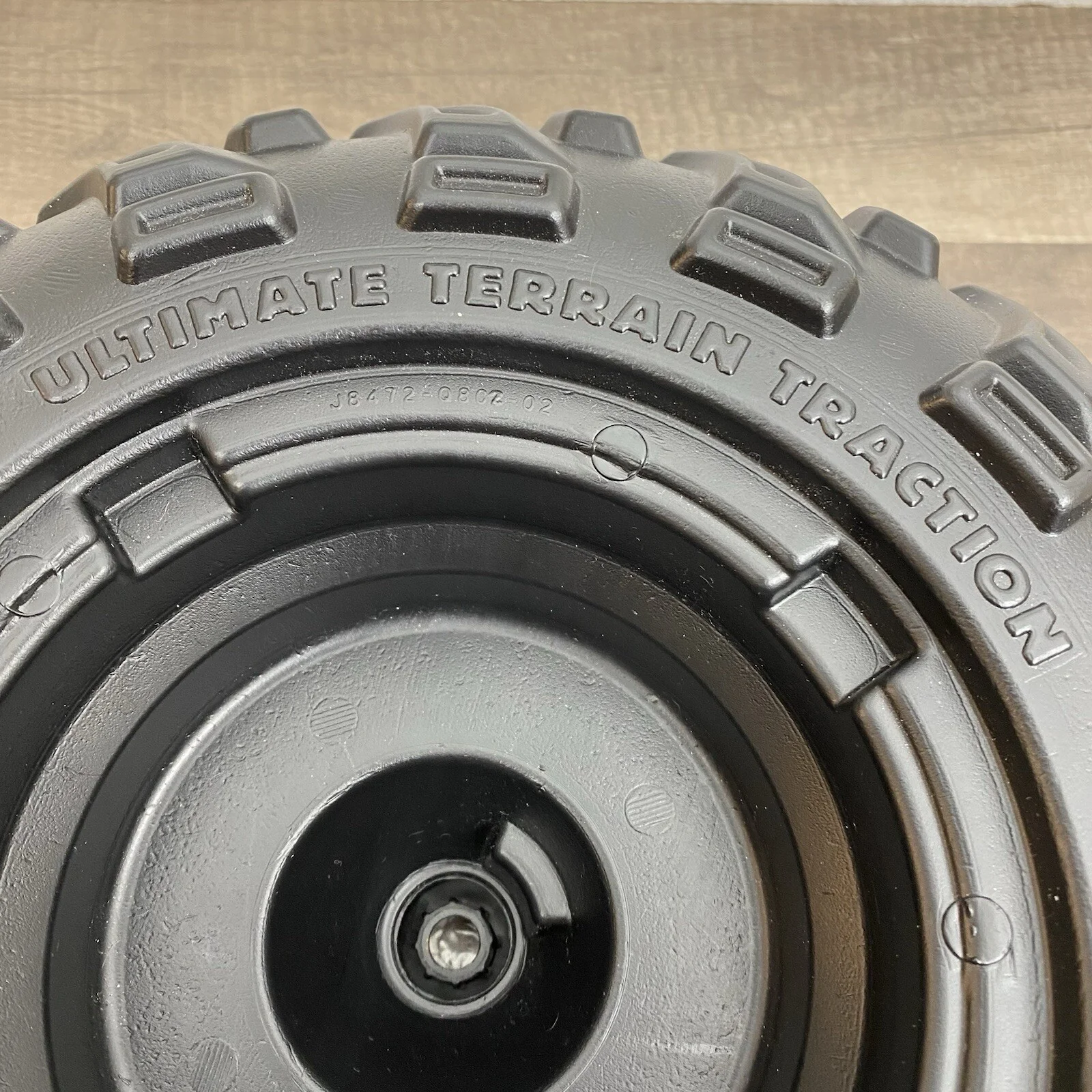 Power Wheels Kawasaki KFX ATV Left Hand Tire and Wheel J8472-0802-02 - Image 3