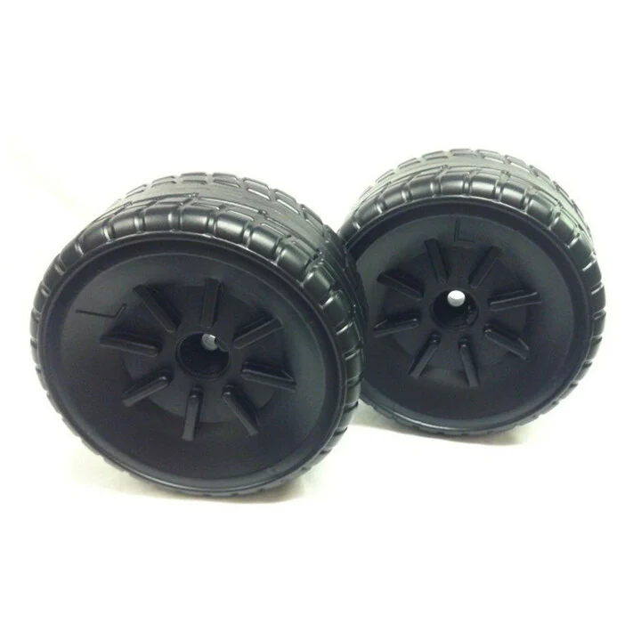 Power Wheels P8812 Barbie Mustang Replacement Left and Right Wheels Set - Image 2