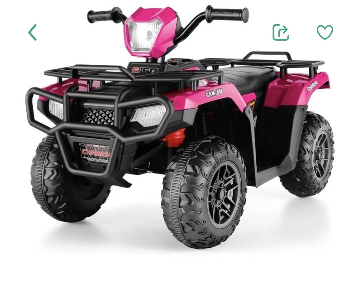 Power Wheels Electric Quad Bike with Durable Design - Image 3