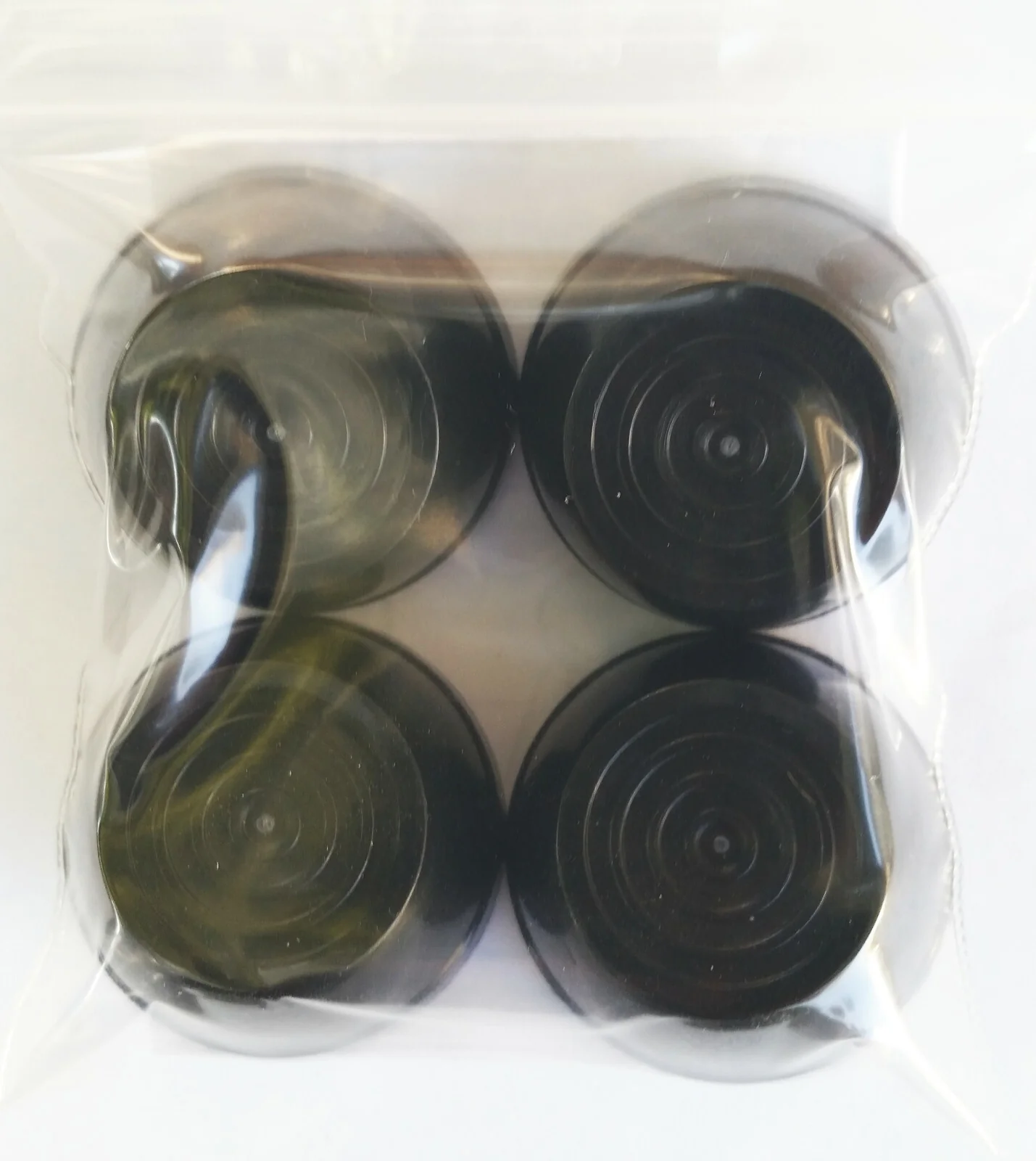 Power Wheels Black Push Cap Retainer Replacement Parts 0.437 Inch 4-Pack Non-OEM - Image 2