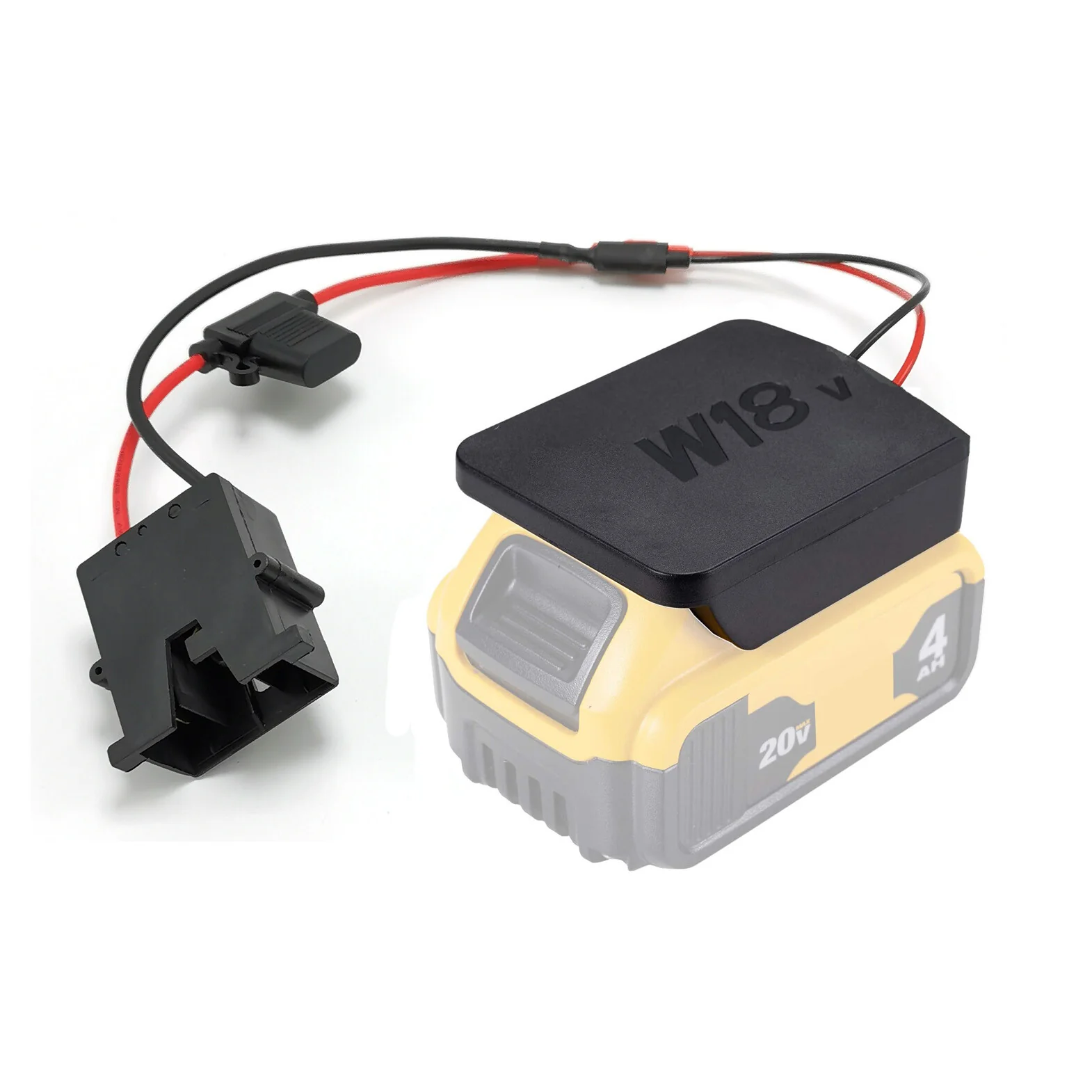 Power Wheels Ride-On Toy Battery Upgrade and Conversion Kit Compatible with 18V/20V Li-ion Packs - Image 2