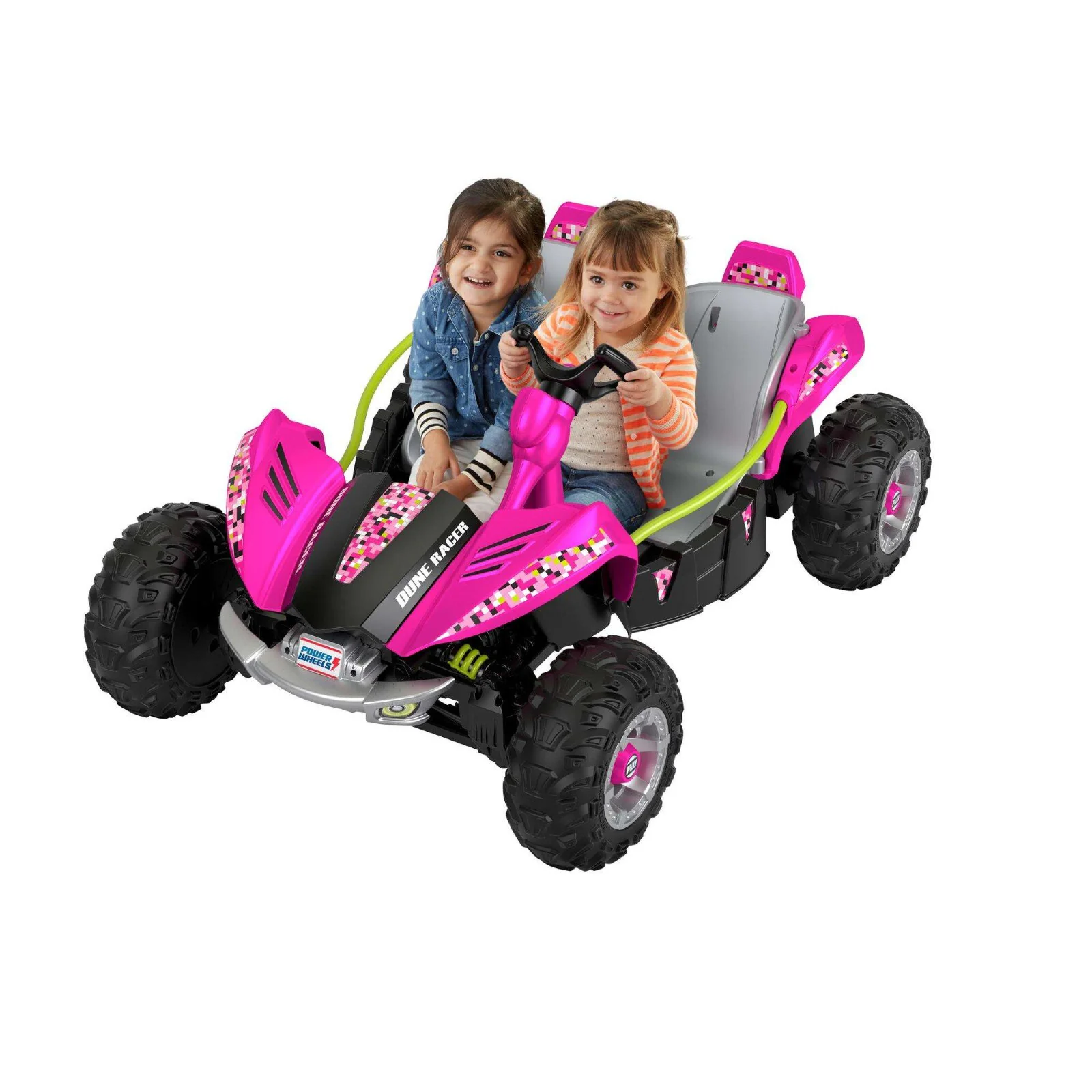 Power Wheels Seat with Pink Headrest for Dune Racer or Extreme Buggy, Purple - Image 3