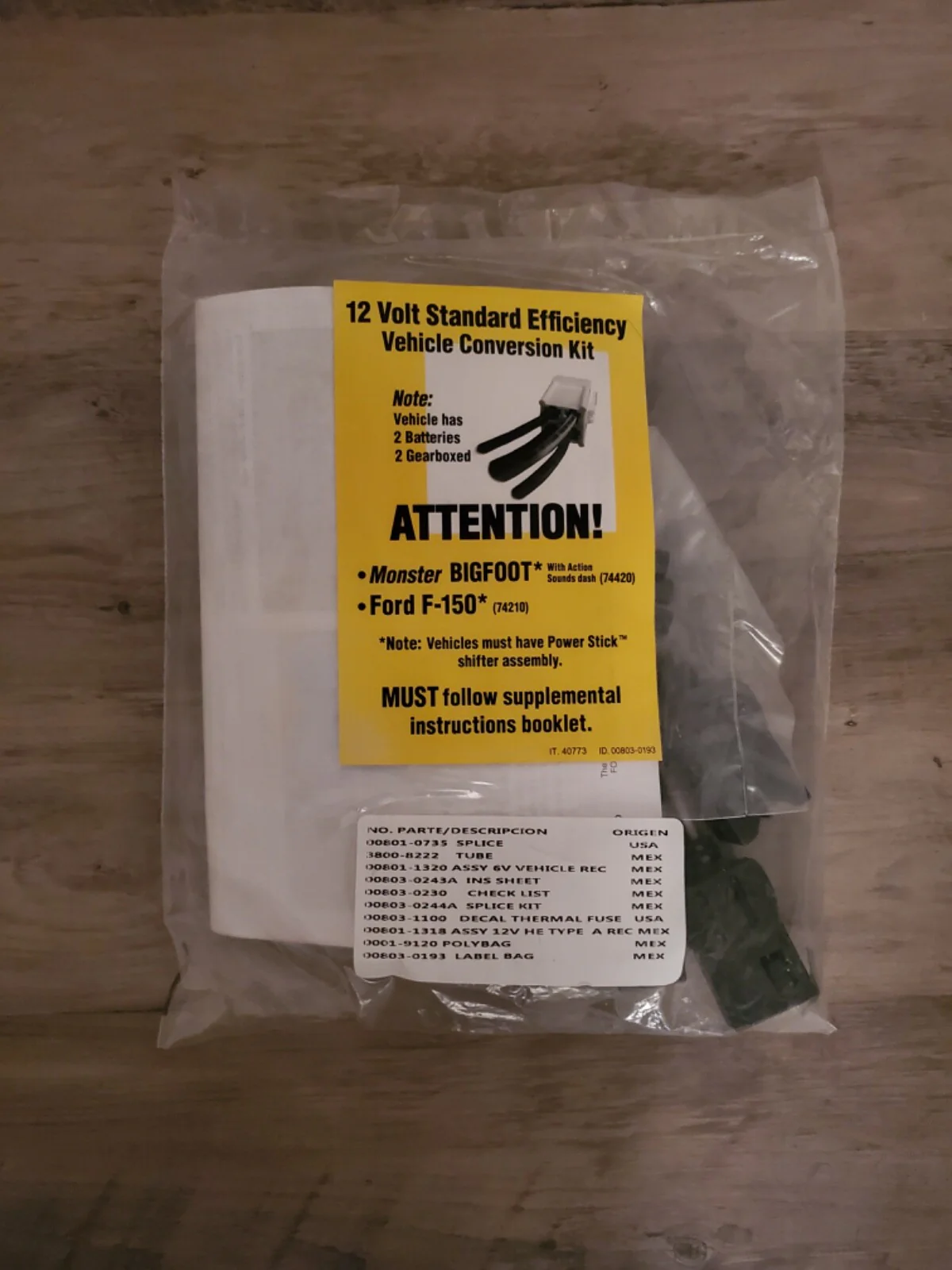 Standard Power Wheels Efficiency Vehicle Conversion Kit - Image 3