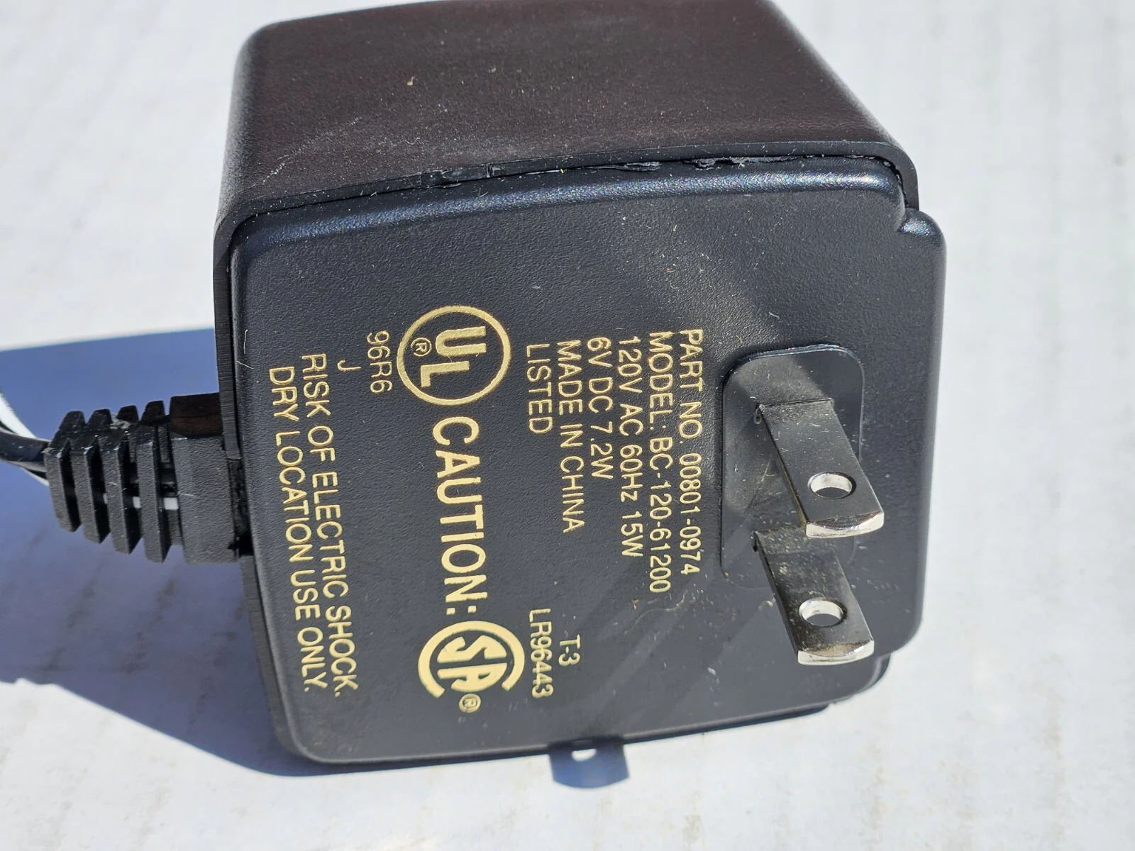 6-Volt BC-120-61200 Battery Charger for Kids Ride-On Vehicles - Image 5