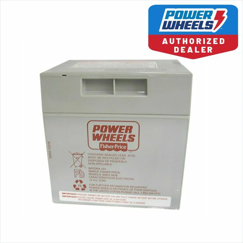 12V Gray Replacement Battery for Power Wheels Ford F-150