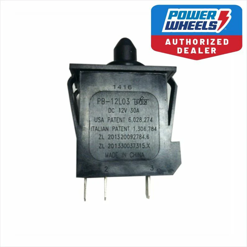 Power Wheels T6991 Ford F-150 Foot Pedal Plunger Switch Assembly - Image 2