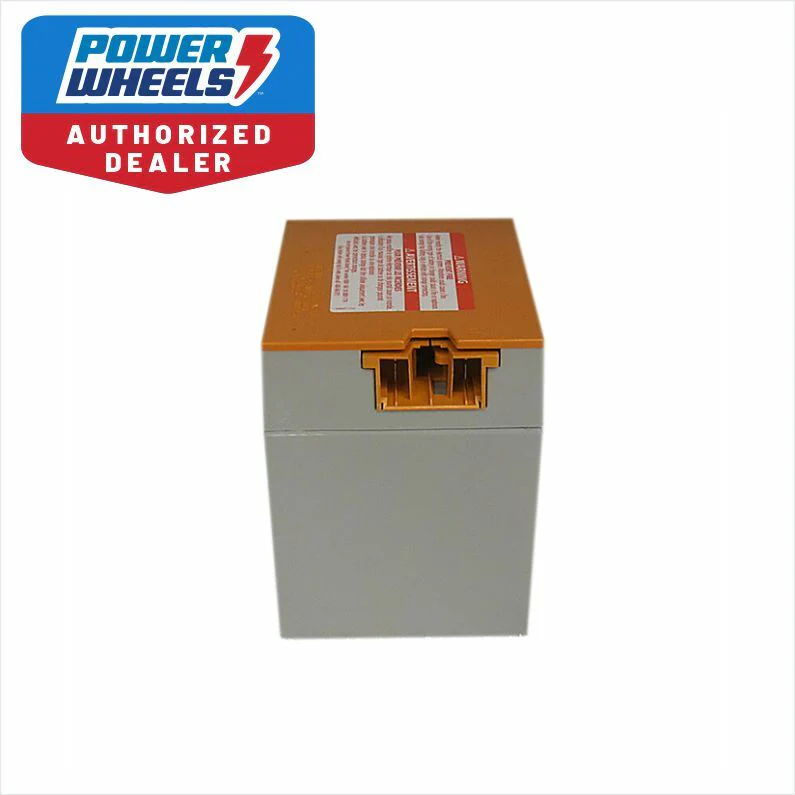 12 Volt Orange Jeep Hurricane Power Wheels Battery X6645 OEM Replacement - Image 3