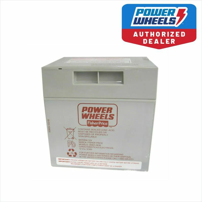 12-Volt Gray Genuine Replacement Battery for Fisher-Price Power Wheels Arctic Cat Y6534 - Image 7