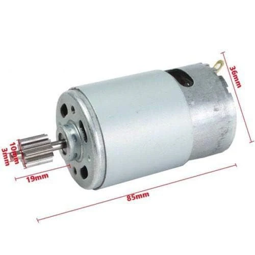 550 Electric Motor 24V Gear Set for Children's Ride-On Vehicles - Image 5