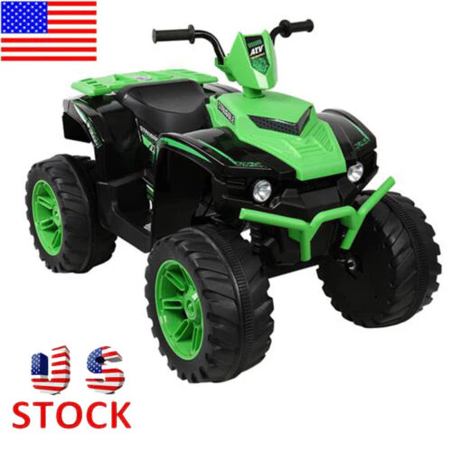 Premium 12V Dual Drive Electric Ride-On Car with LED Lights for Kids - Image 2