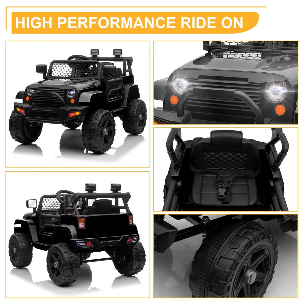 Premium 12V Electric Kids Ride On Car Truck with 2.4G Remote - Up to 8-12 Hours of Playtime - Image 12