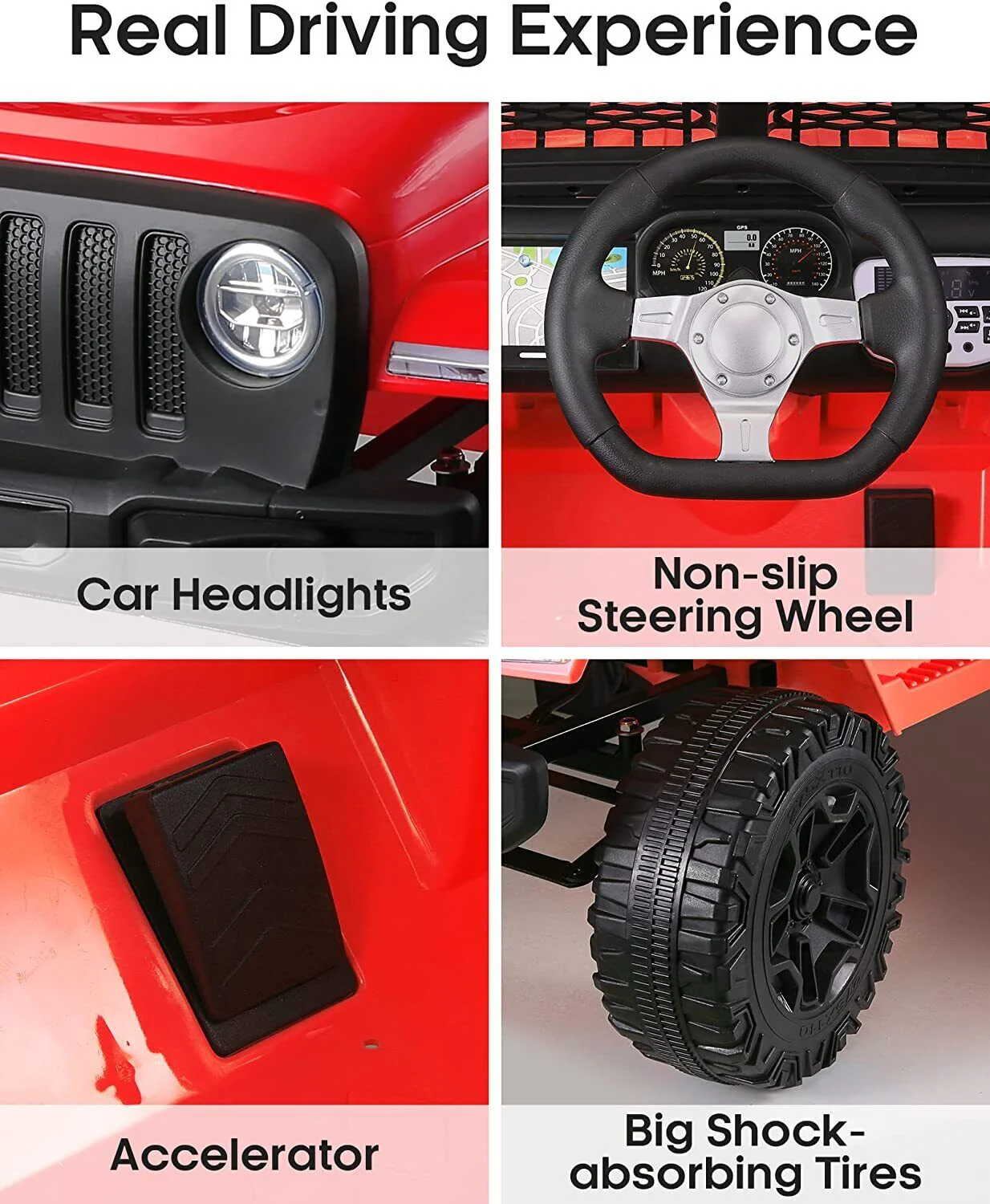 Premium 12V Electric Ride-On Car for Kids with Remote Control and 3-Speed Motor - Image 23