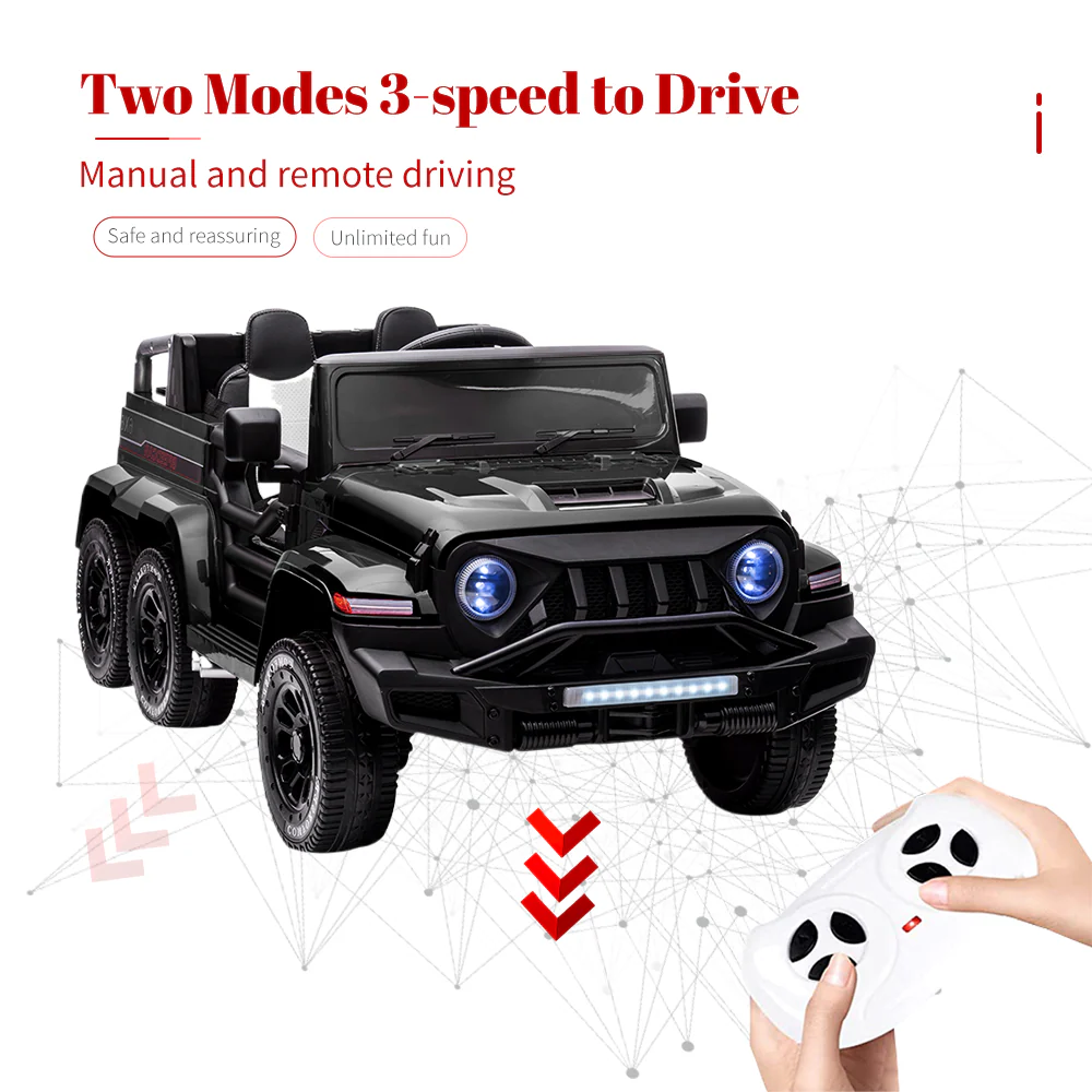 Premium 2-Seater Electric Ride-On Car for Kids with Remote Control - 24V Power and 6 Wheels - Image 6