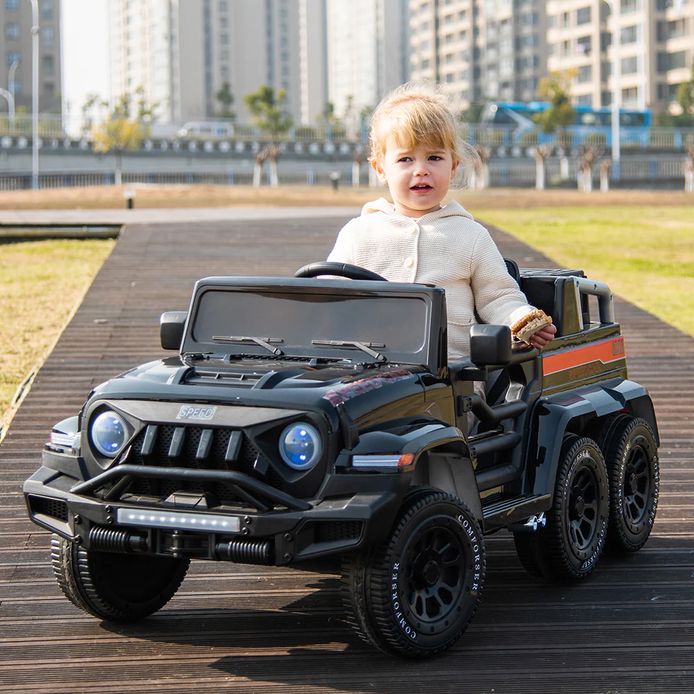 Premium 2-Seater Electric Ride-On Car for Kids with Remote Control - 24V Power and 6 Wheels - Image 9