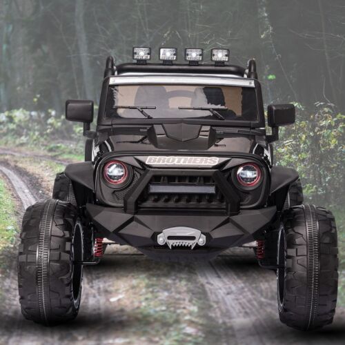 Premium 24V 2-Seater Electric Ride-On Car for Kids with LED Lights and Powerful 200W Motors - Image 2