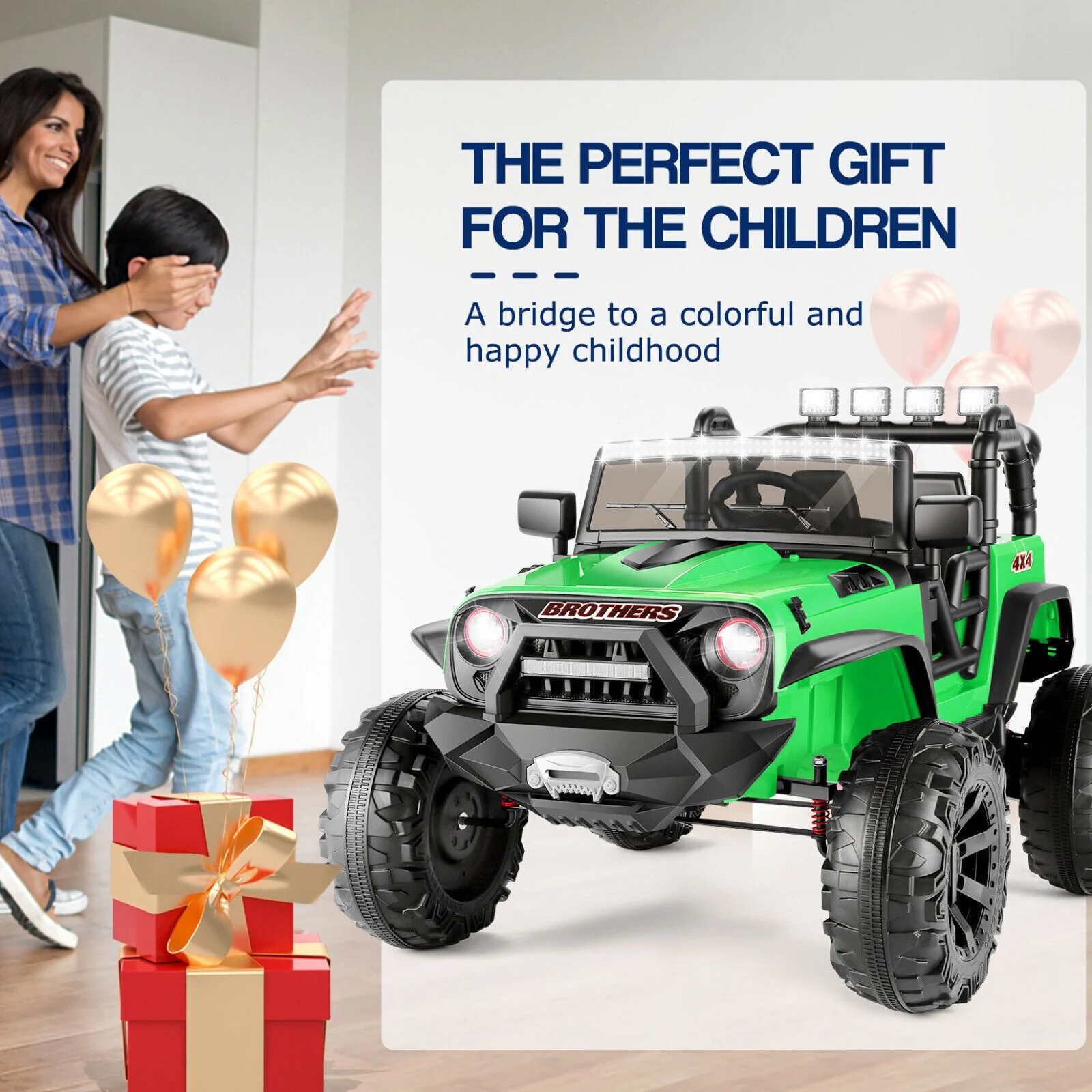 Premium 24V 2 Seater Kids Ride On Truck with Remote Control and Powerful Dual Motors - Image 48
