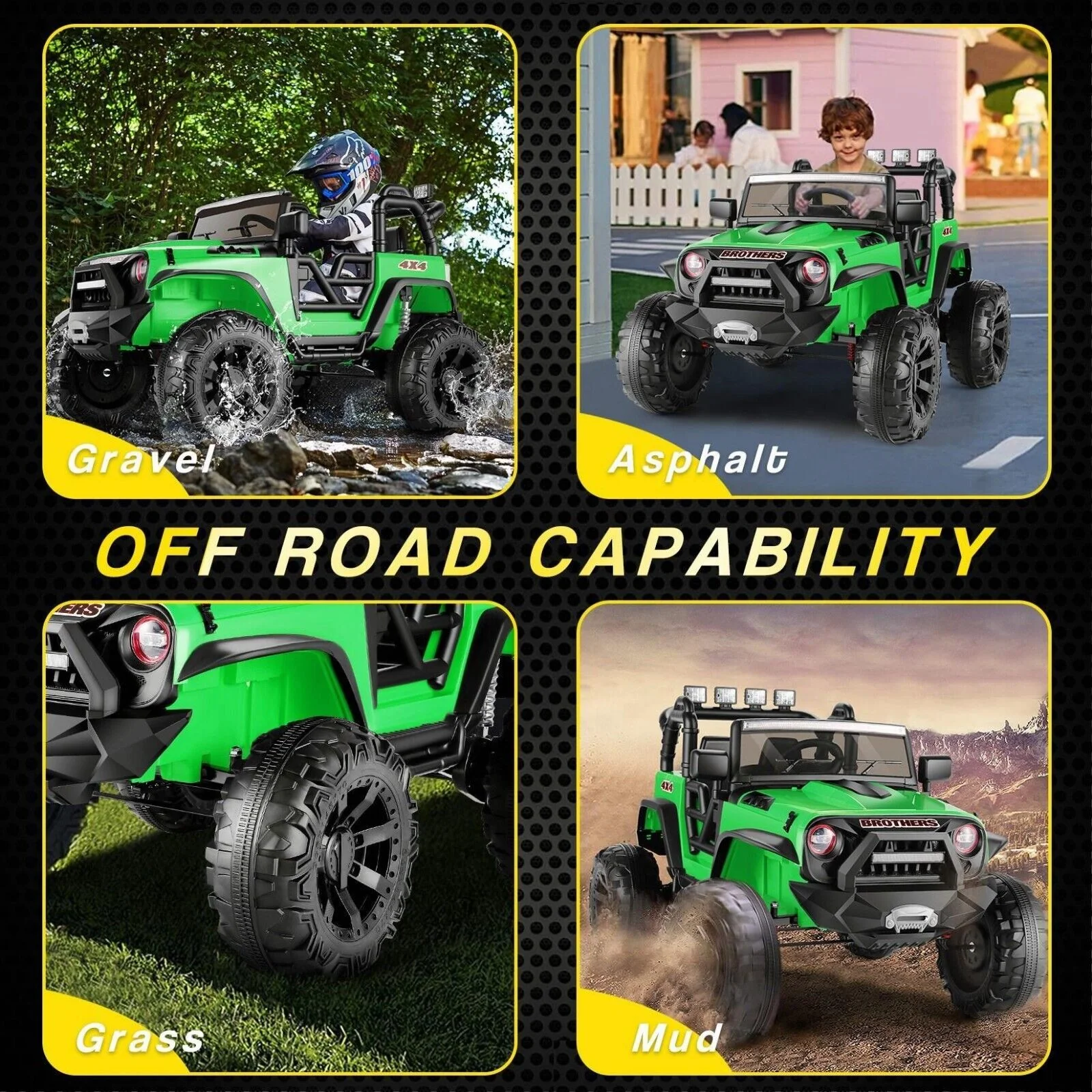 Premium 24V Electric Kids Ride-On Jeep with Remote Control and 3 Speed Options - Image 43
