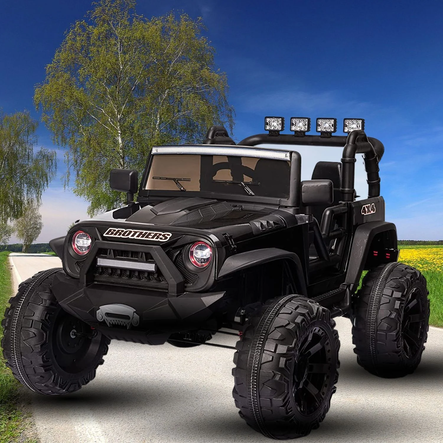 Premium 24V Ride-On Truck for Kids with Remote Control and 2 Seats - 400W Motor and LED Lights - Image 5