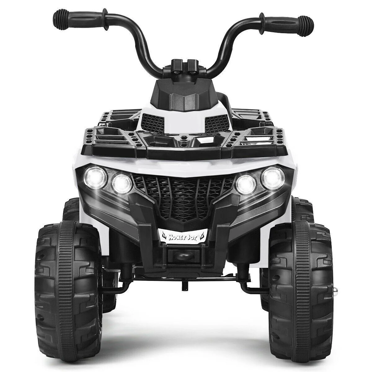 Premium 6V White Electric Ride on ATV for Kids - Powered by Battery - Image 2