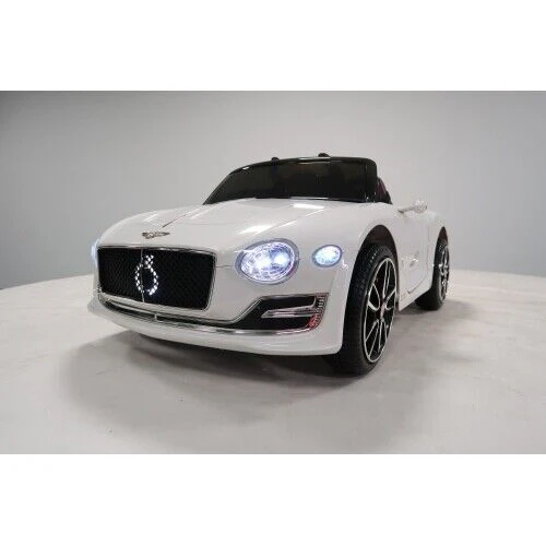 Premium Bentley Style Kids Electric Ride On Car with Remote Control - White - Image 3