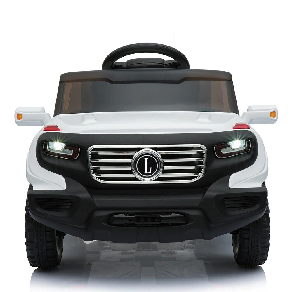 Premium White Electric Stroller with Single 35W Motor and 6V7AH Battery for Normal Music Experience - Image 5