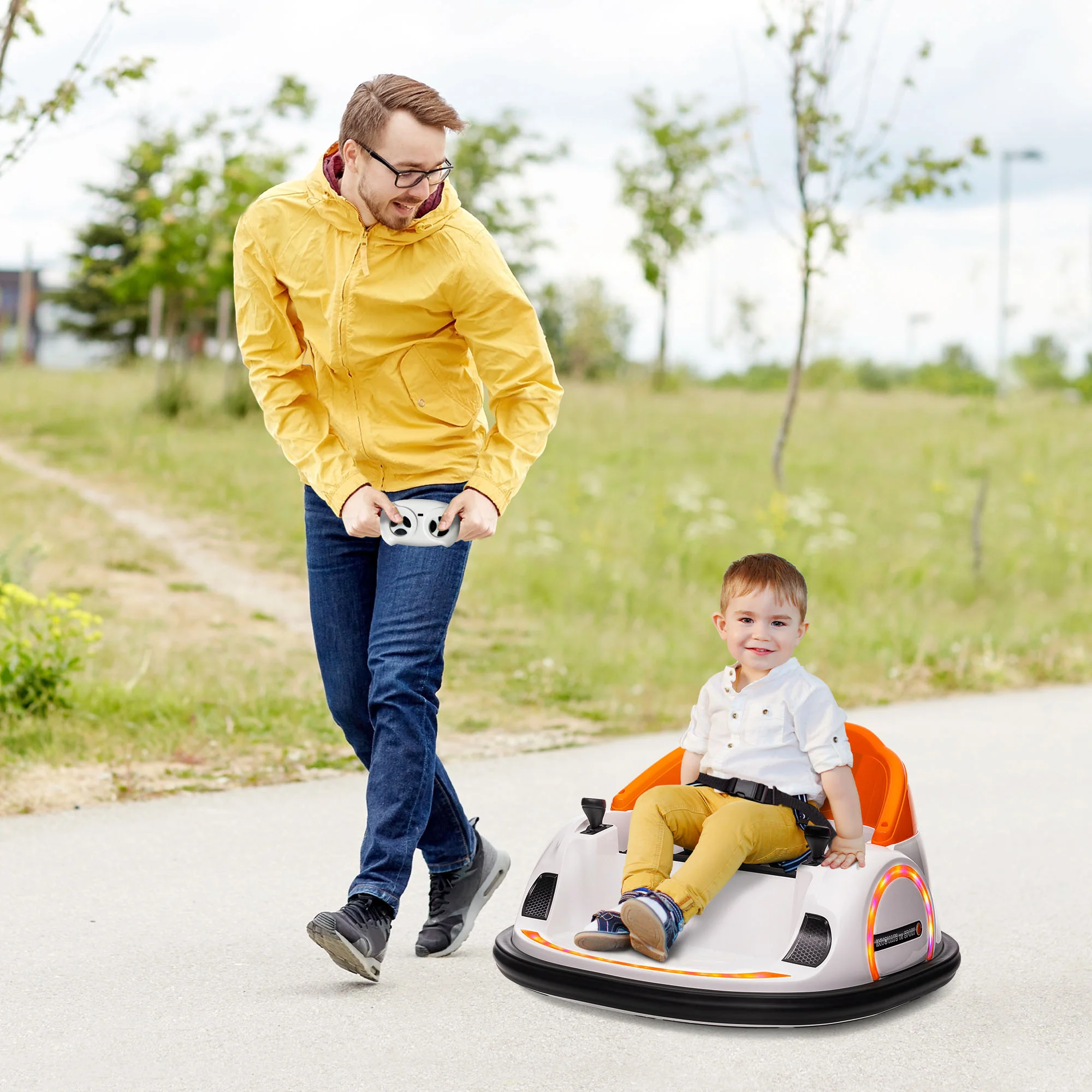 12V Electric Ride-On Bumper Car with Remote Control - Image 13