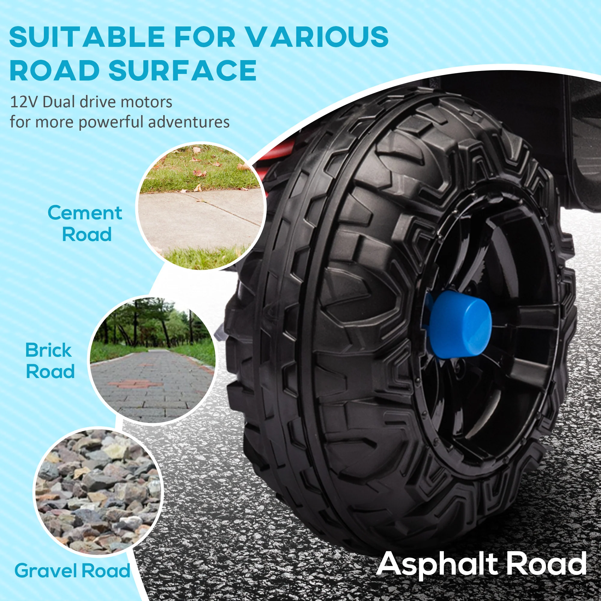 12V Kids ATV with Spring Suspension and Forward & Reverse Drive - Image 19