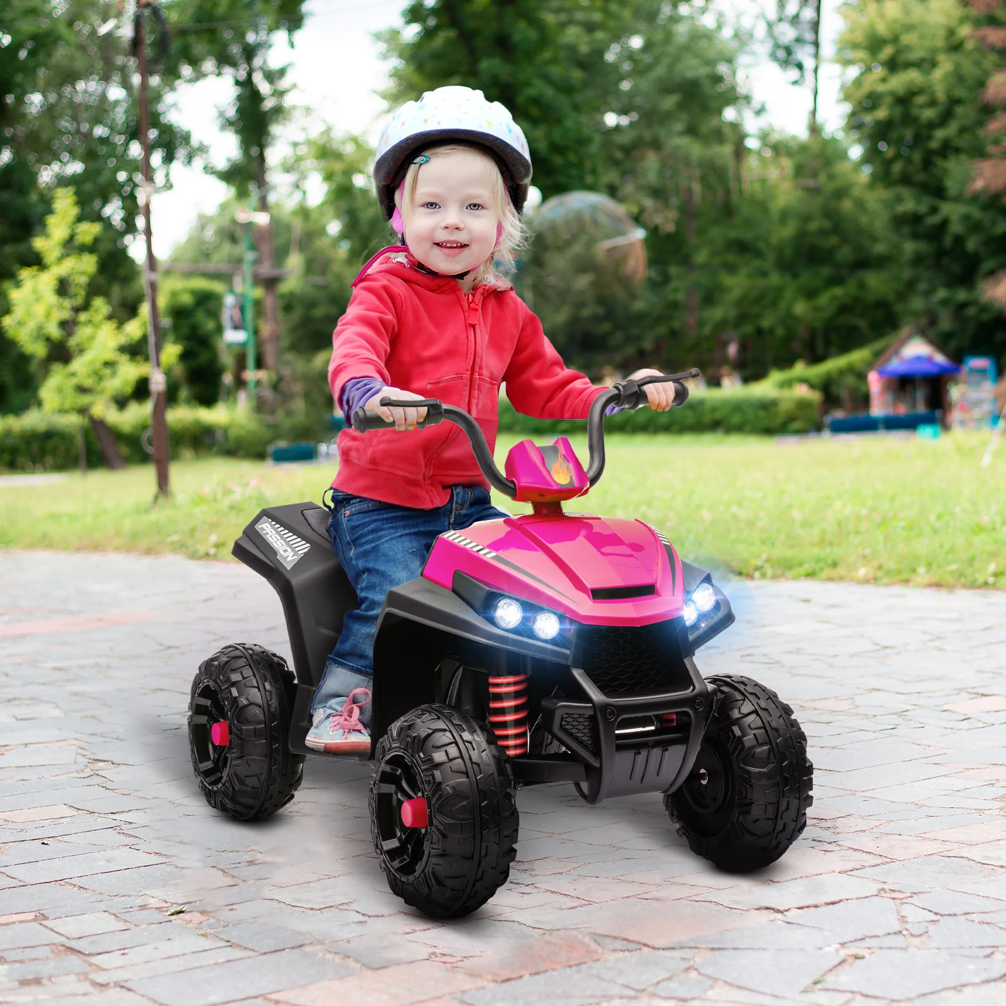 12V Kids ATV with Spring Suspension and Forward & Reverse Drive - Image 9