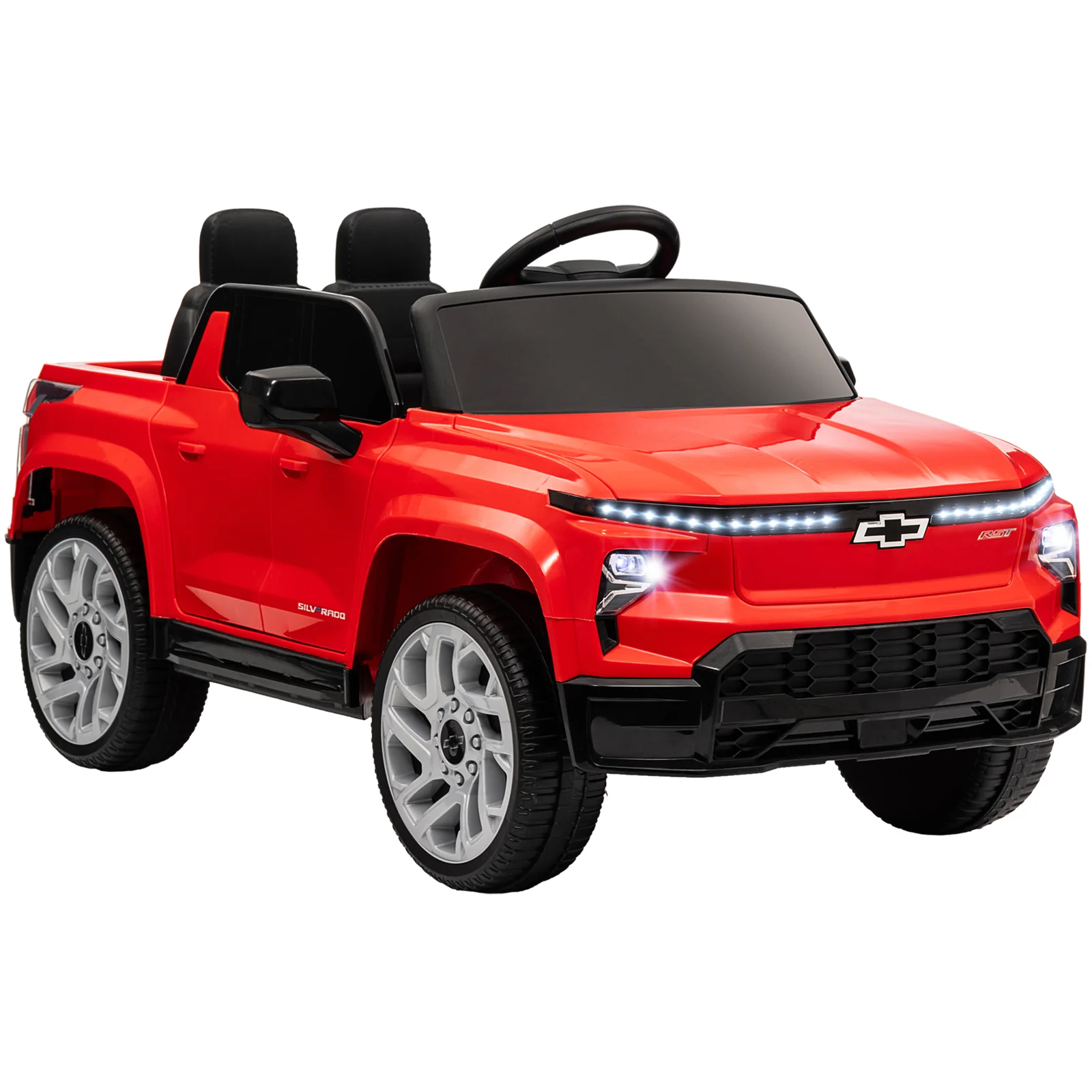 12V Kids Licensed Chevrolet Silverado EV RST Electric Ride-On Car - Image 11