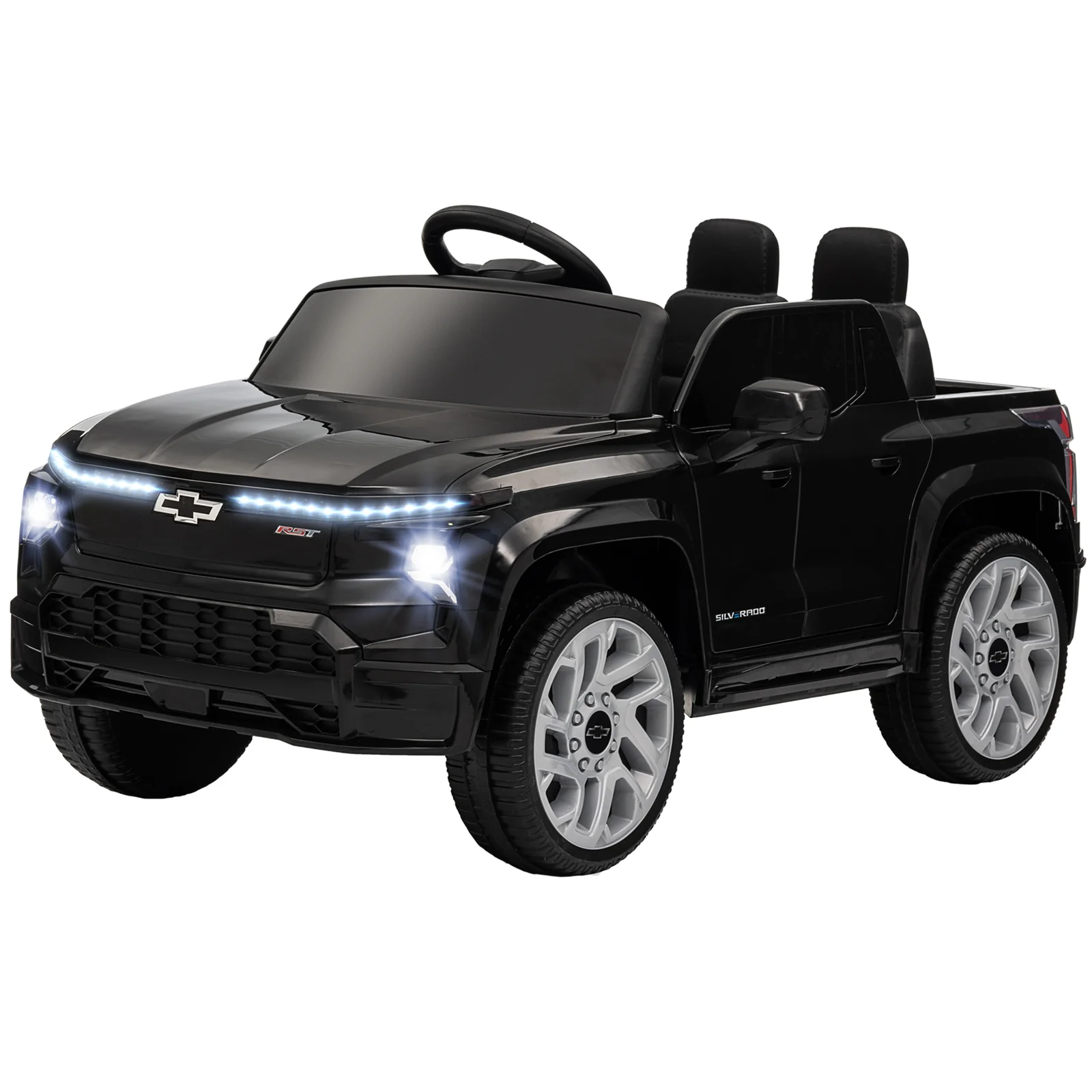 12V Kids Electric Licensed Chevrolet Silverado EV RST Ride-On Car - Image 10